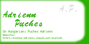 adrienn puches business card